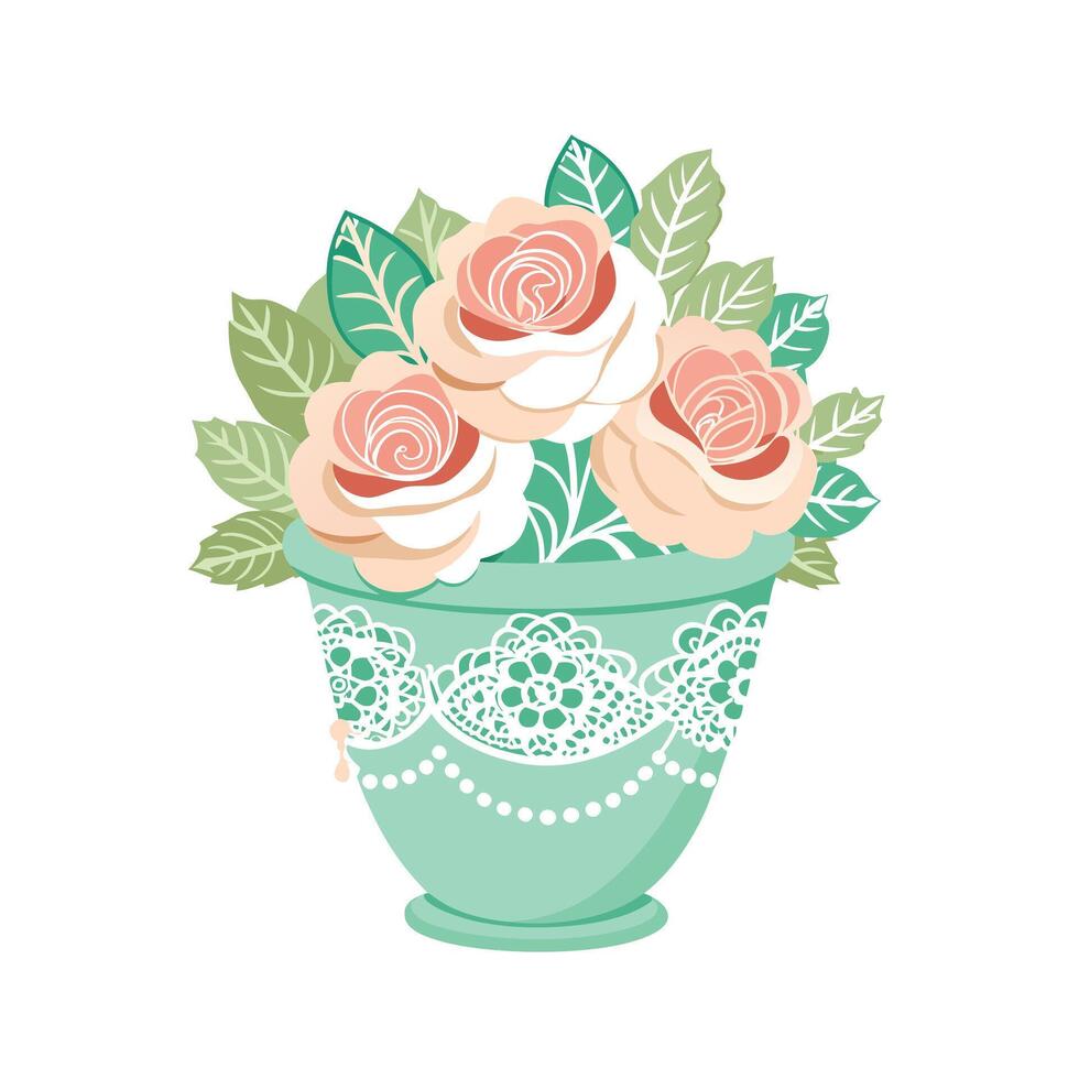 Flowerpot Houseplant Illustration vector