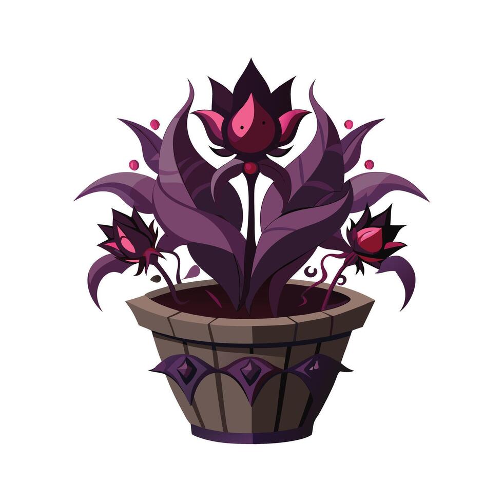 Flowerpot Houseplant Illustration vector