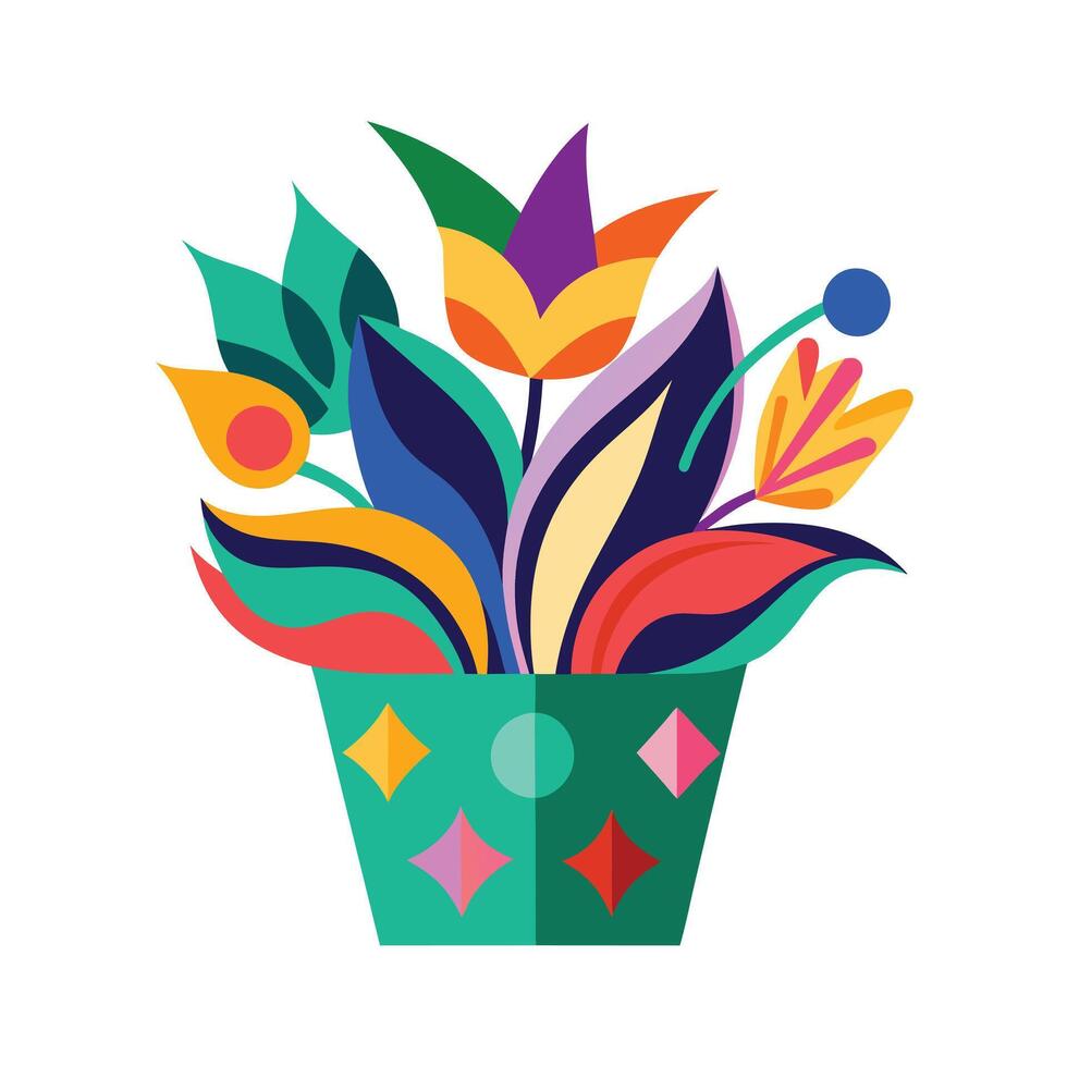 Flowerpot Houseplant Illustration vector