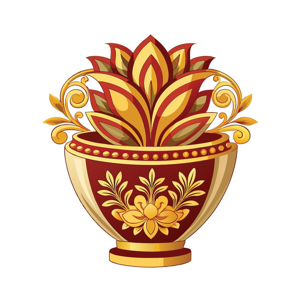Adobe IllustraFlowerpot Houseplant Illustrationtor Artwork vector