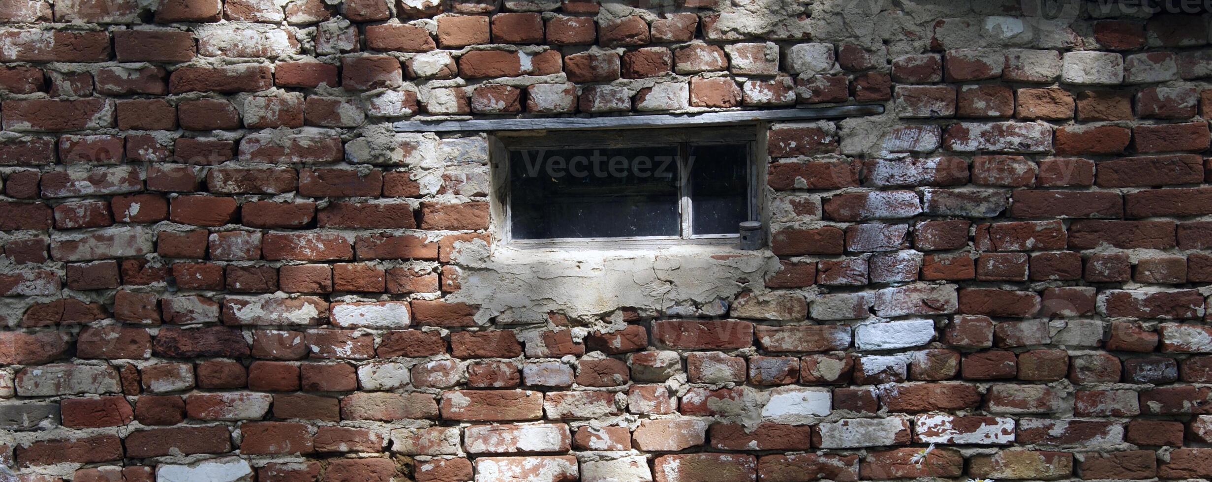 Brick Wall With Window photo