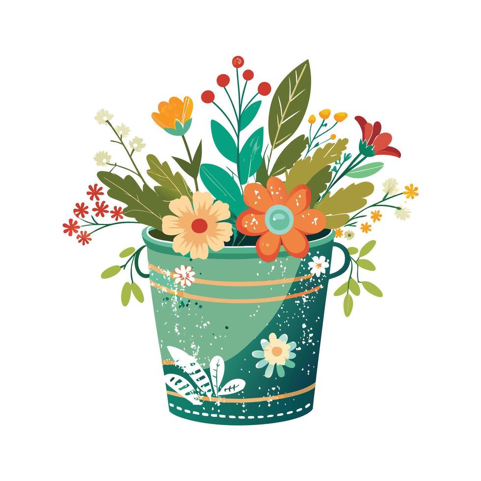 Adobe IllustraFlowerpot Houseplant Illustrationtor Artwork vector