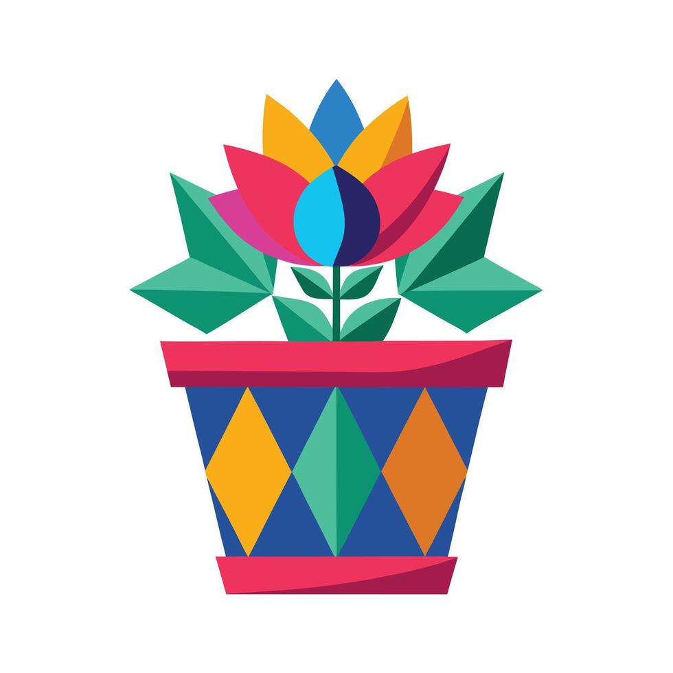 Flowerpot Houseplant Illustration vector