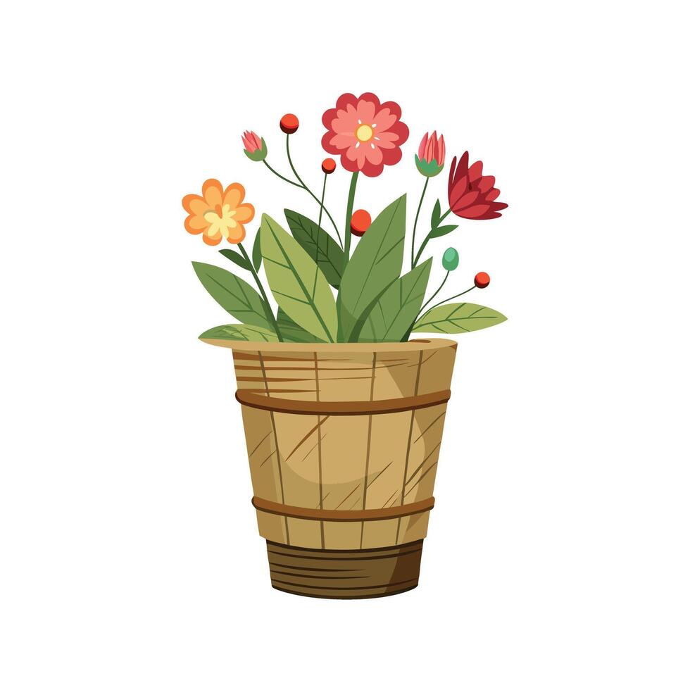 Flowerpot Houseplant Illustration vector