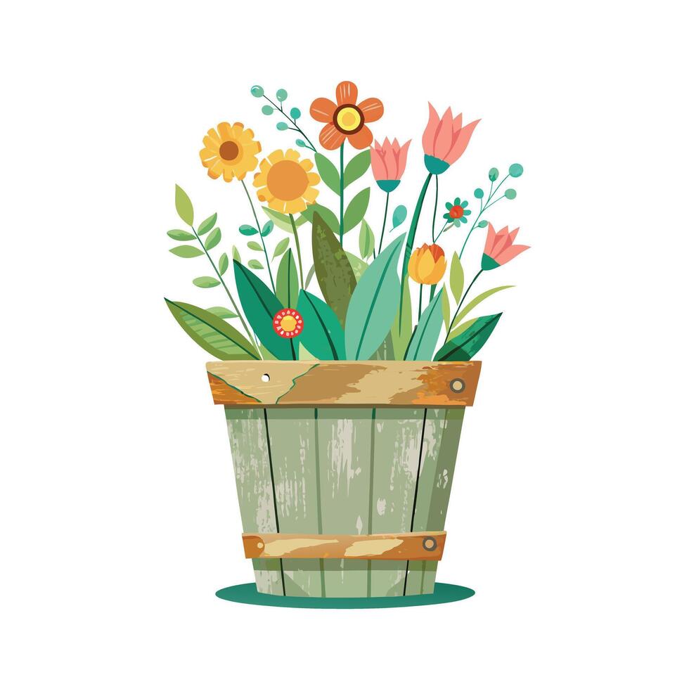 Flowerpot Houseplant Illustration vector