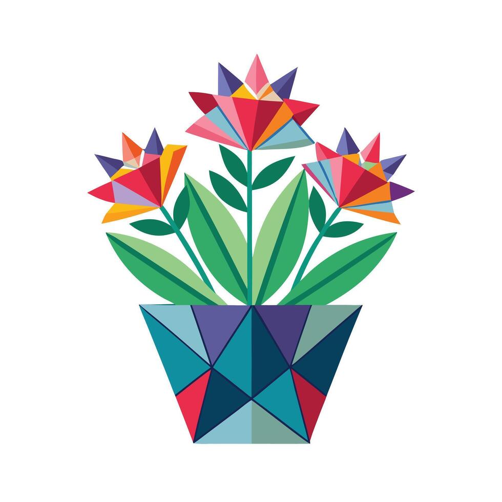 Flowerpot Houseplant Illustration vector