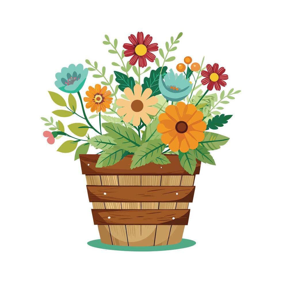 Flowerpot Houseplant Illustration vector