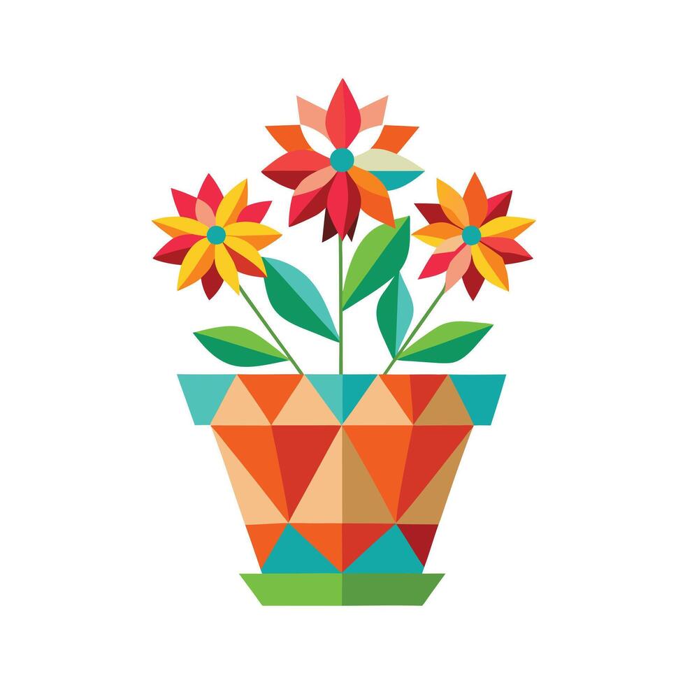 Flowerpot Houseplant Illustration vector