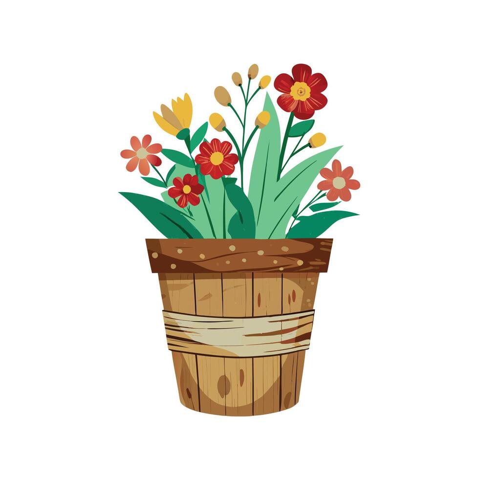 Flowerpot Houseplant Illustration vector
