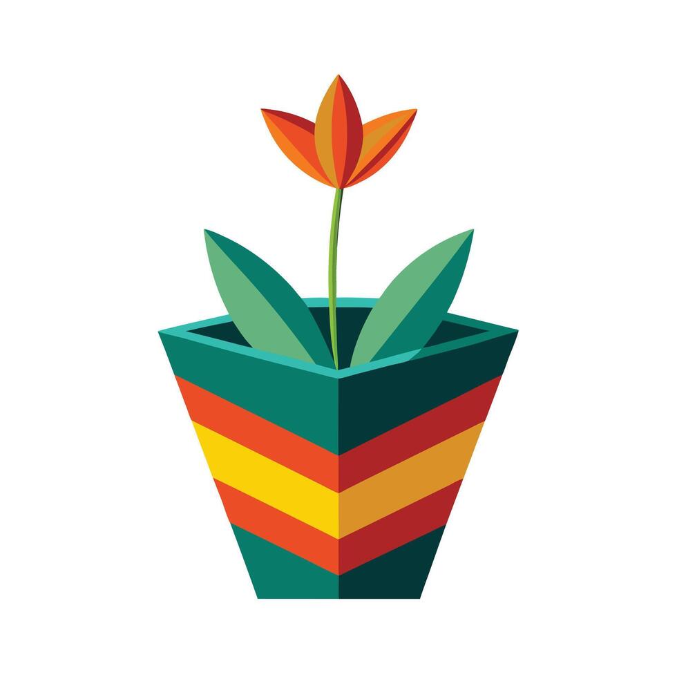 Flowerpot Houseplant Illustration vector