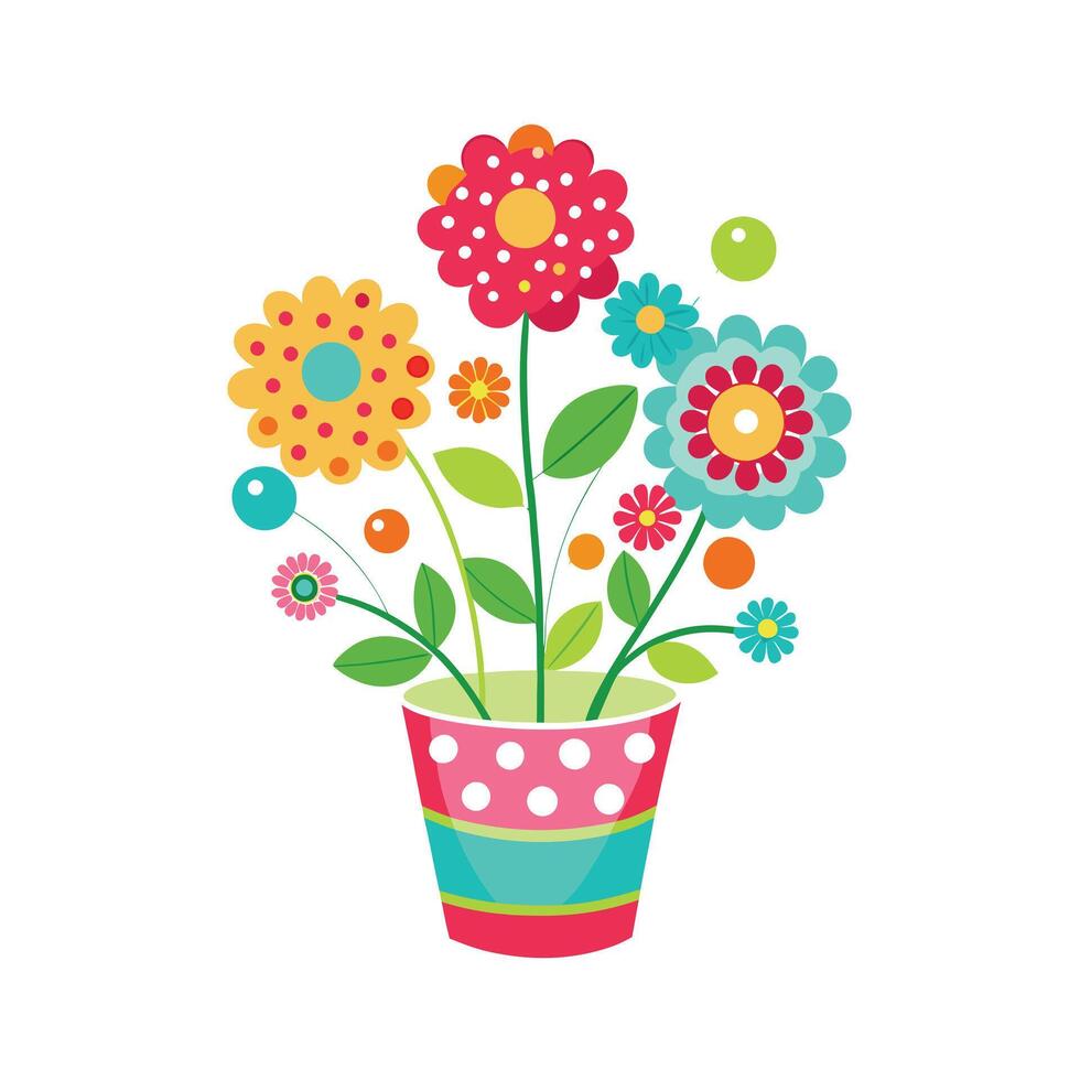 Flowerpot Houseplant Illustration vector