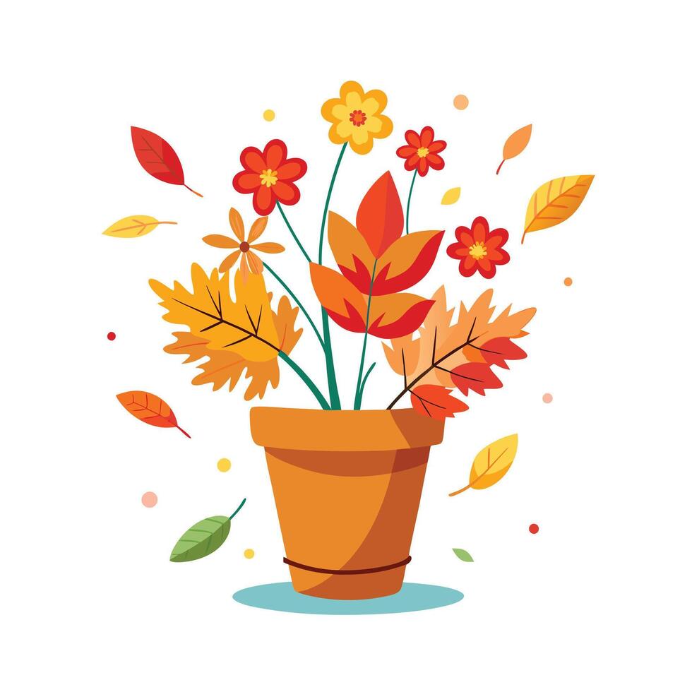 Flowerpot Houseplant Illustration vector