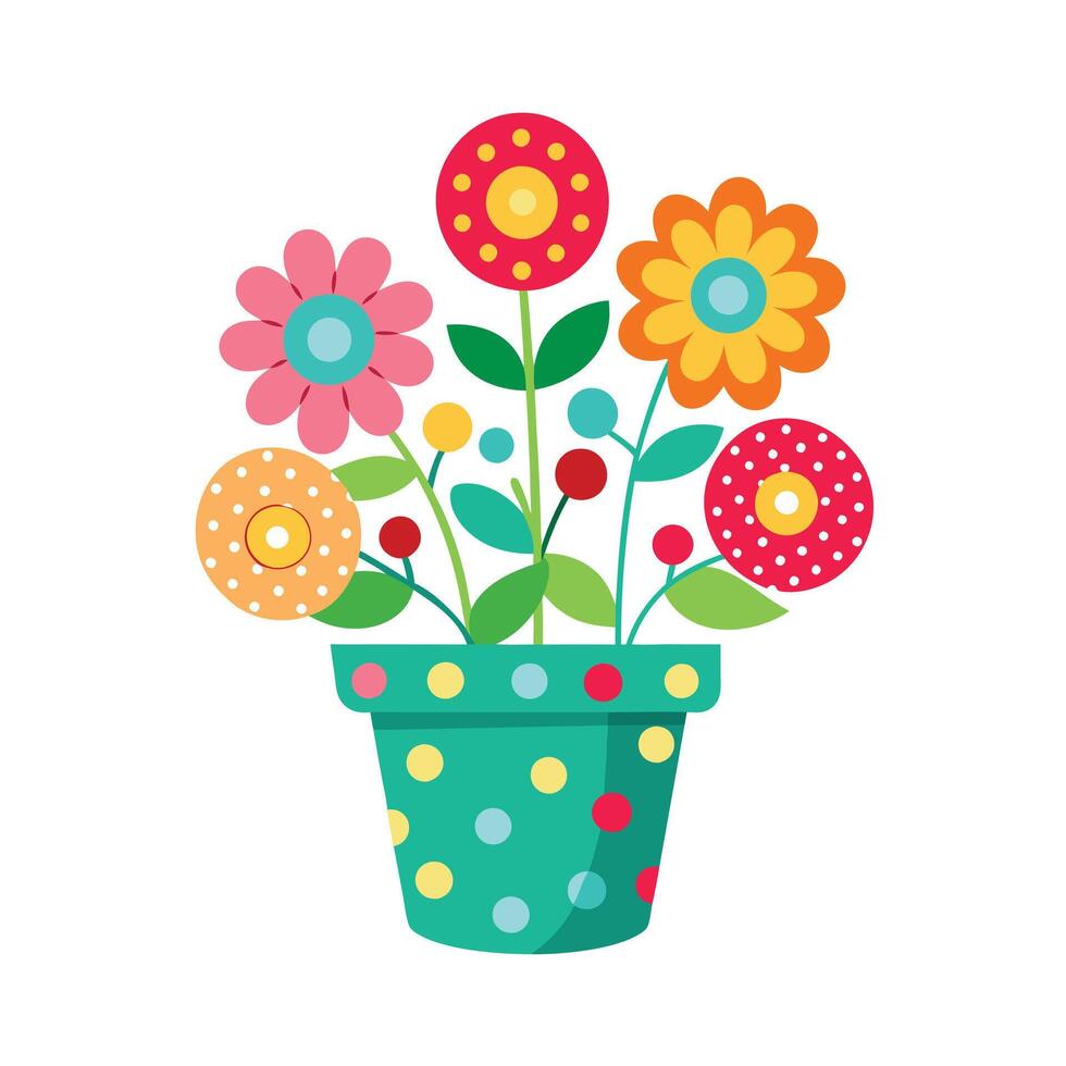 Flowerpot Houseplant Illustration vector