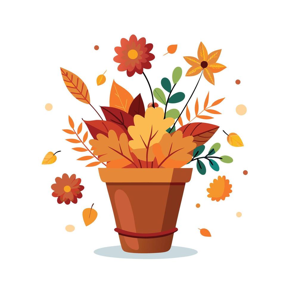 Flowerpot Houseplant Illustration vector