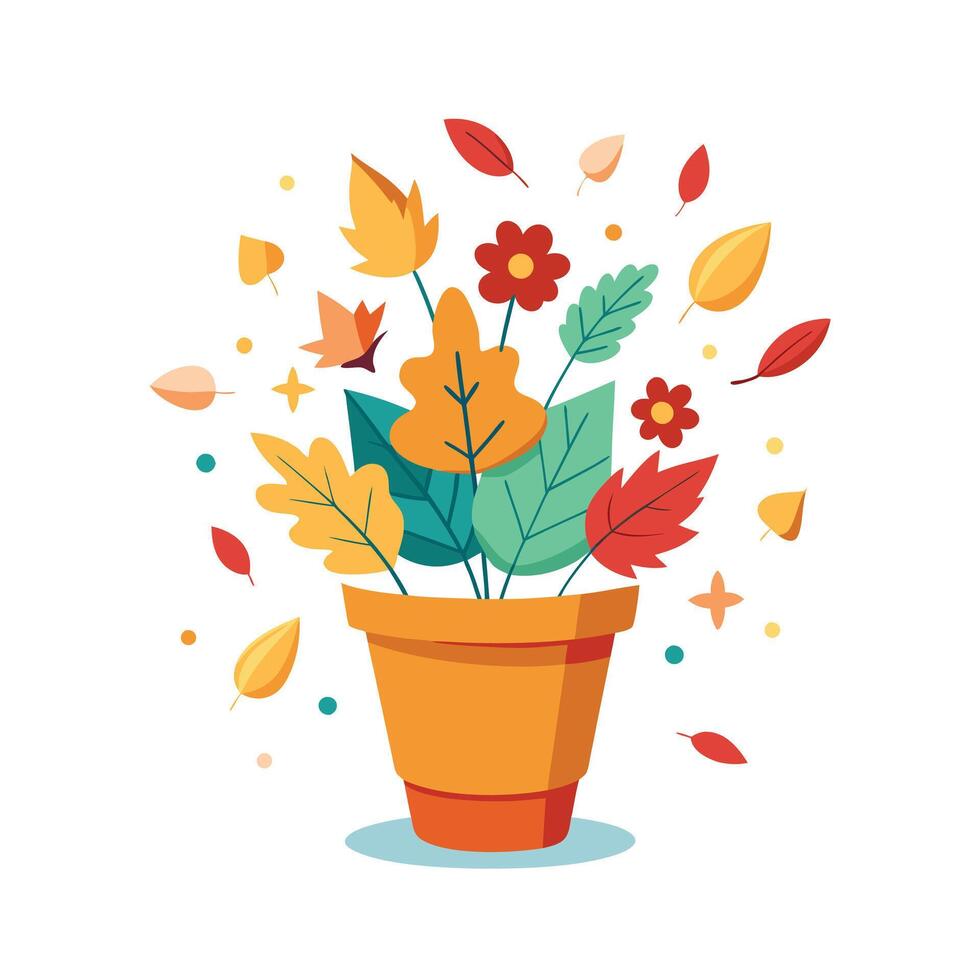 Flowerpot Houseplant Illustration vector