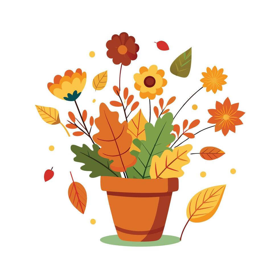 Flowerpot Houseplant Illustration vector