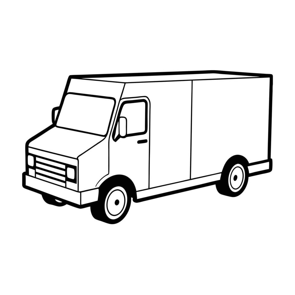 Realistic Truck Illustration vector