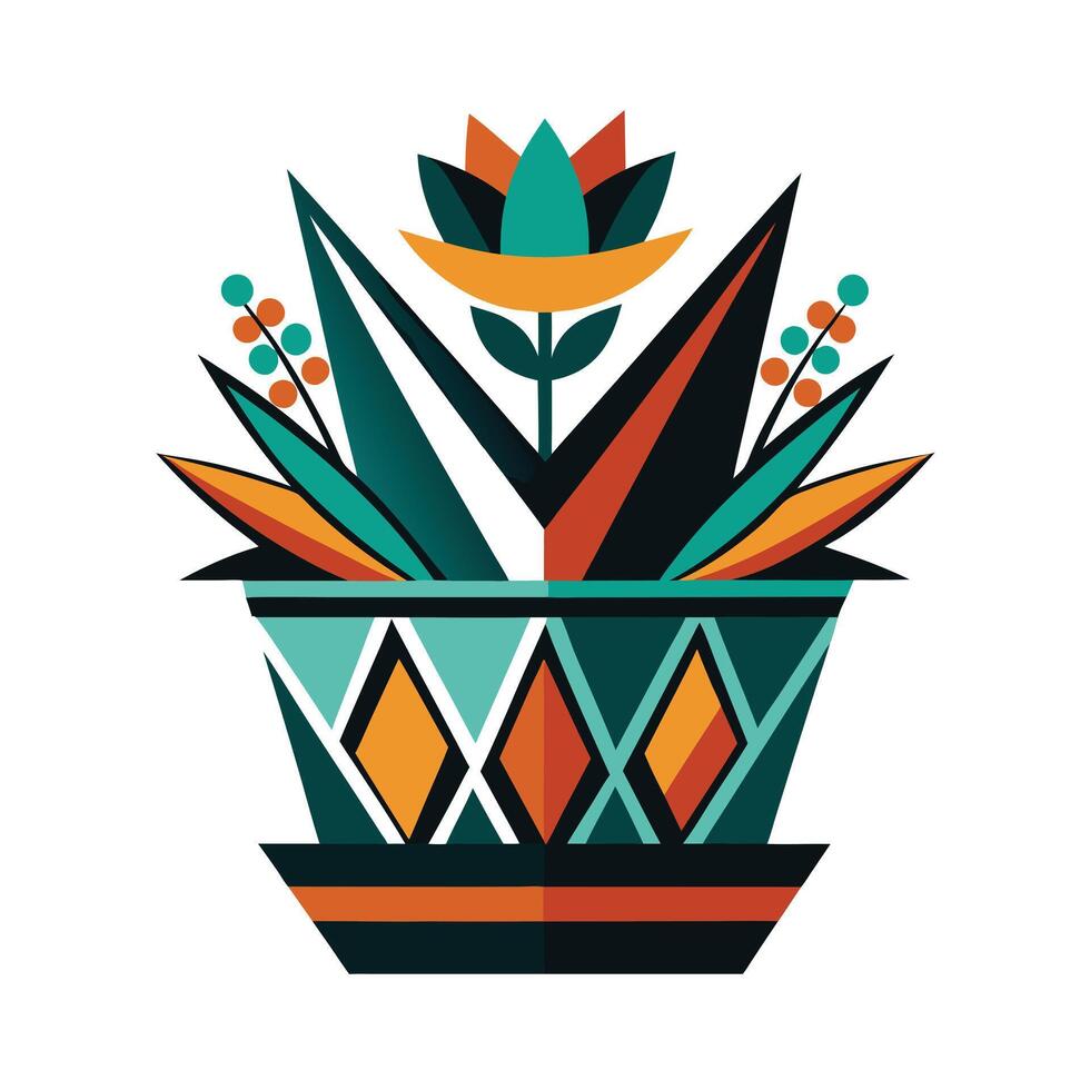 Flowerpot Houseplant Illustration vector