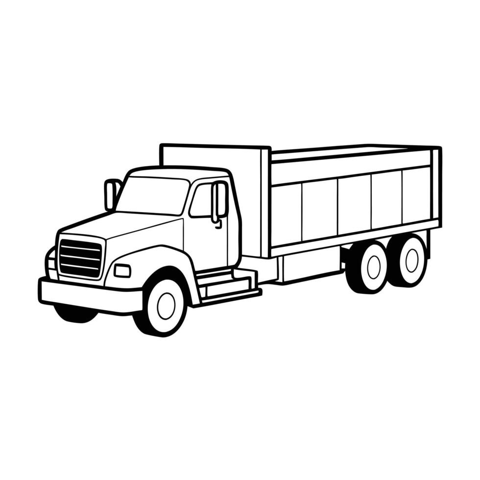 Realistic Truck Illustration vector