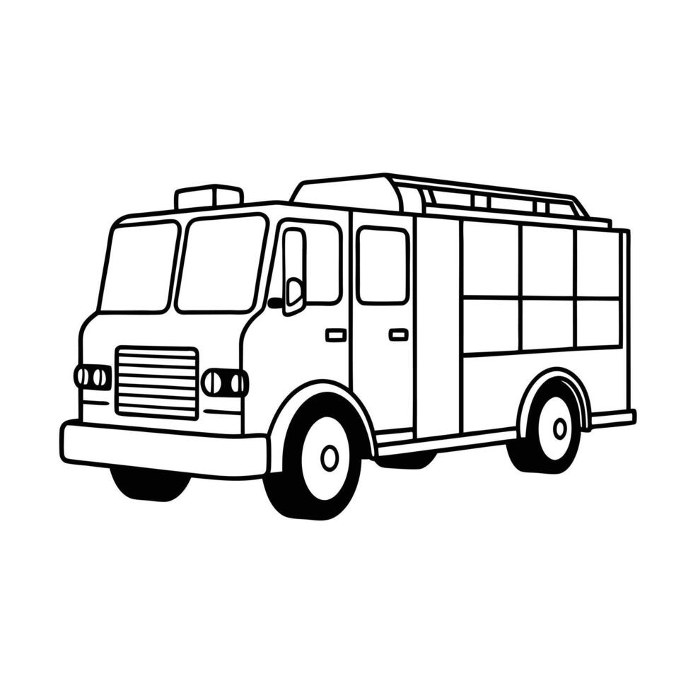 Realistic Truck Illustration vector