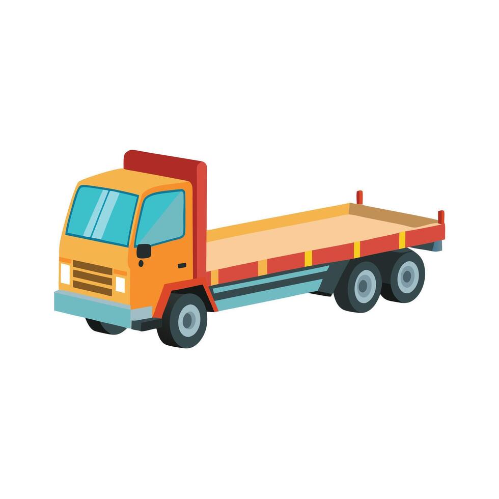 Realistic Truck Illustration vector