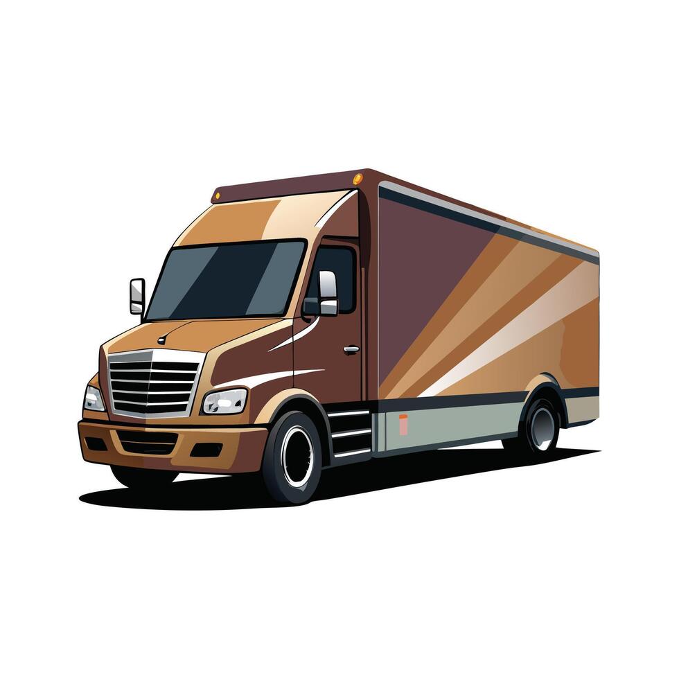 Realistic Truck Illustration vector