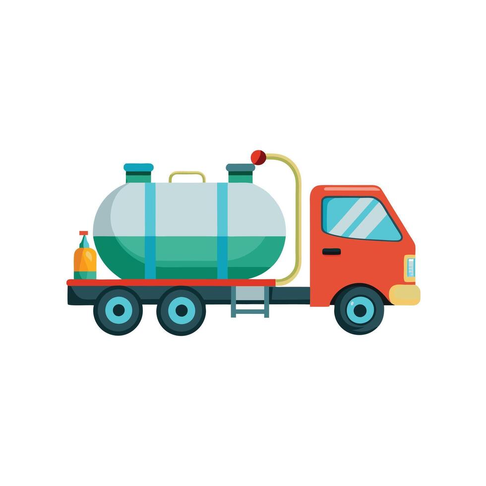 Realistic Truck Illustration vector