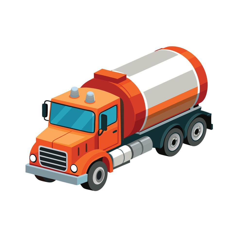 Realistic Truck Illustration vector
