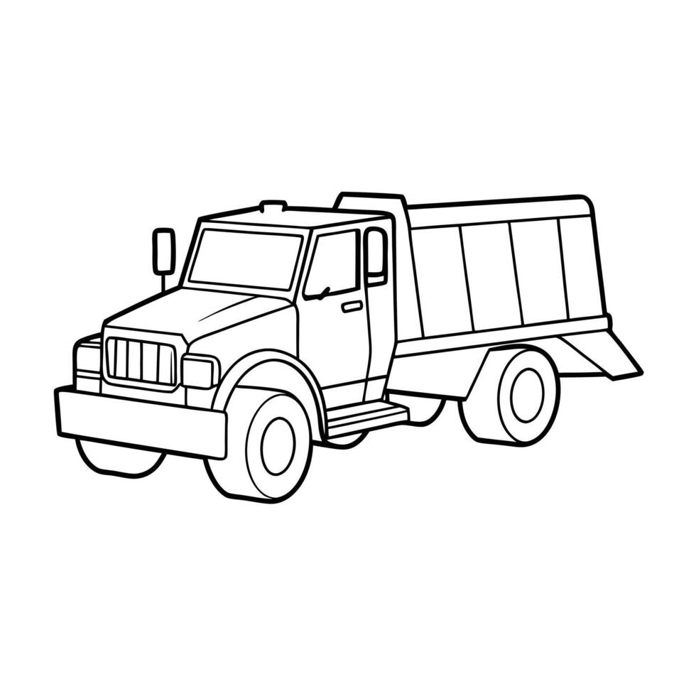 Realistic Truck Illustration vector