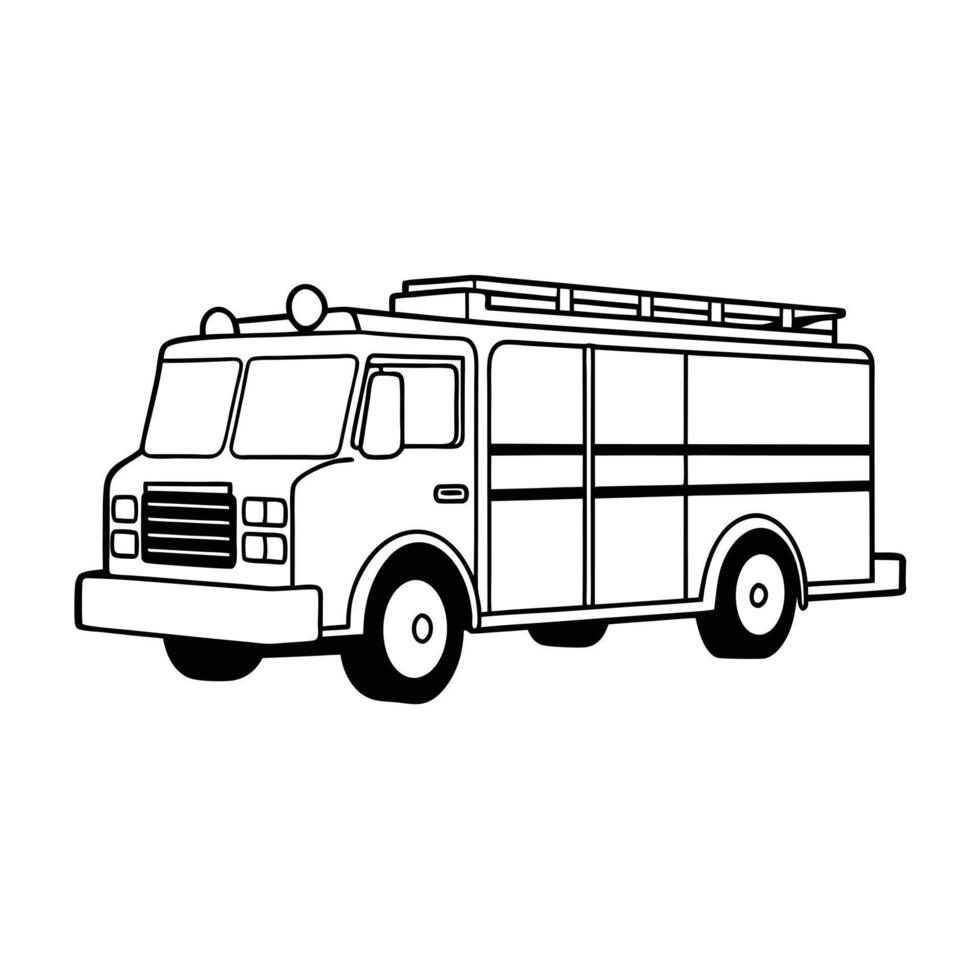 Realistic Truck Illustration vector