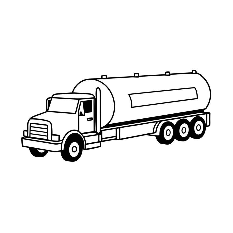 Realistic Truck Illustration vector