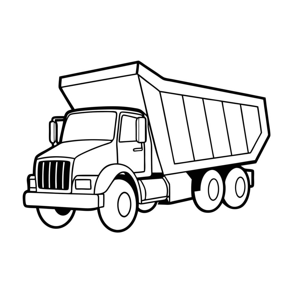 Realistic Truck Illustration vector