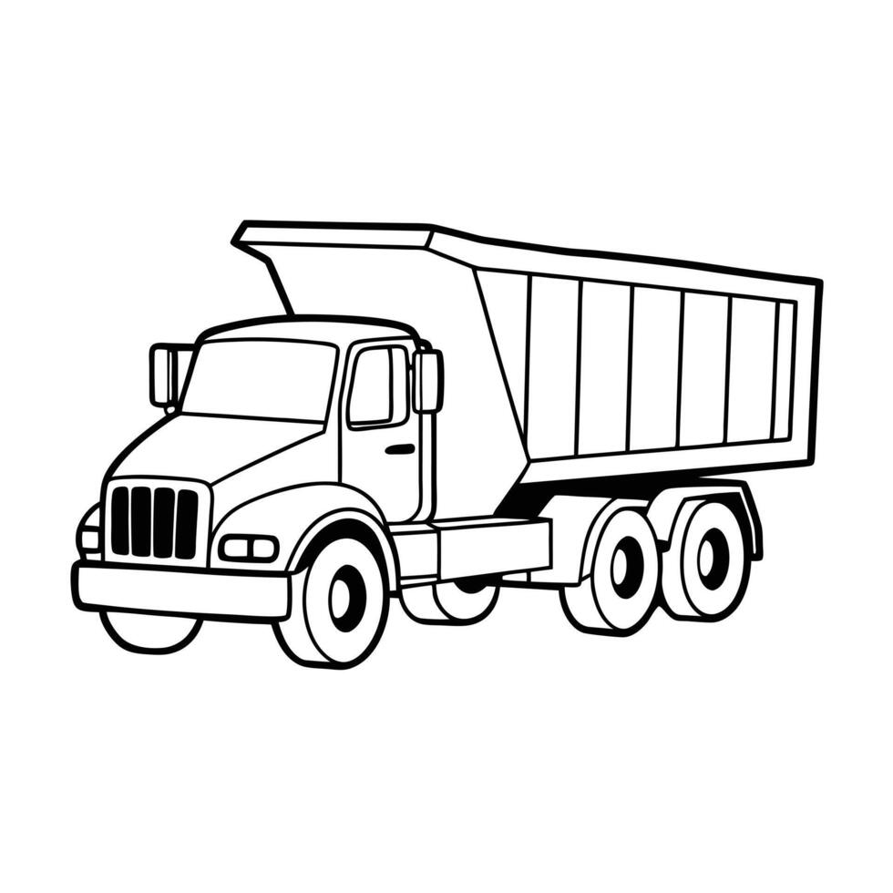 Realistic Truck Illustration vector