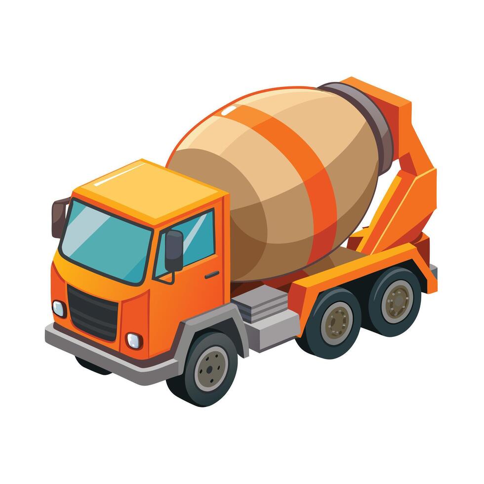 Realistic Truck Illustration vector