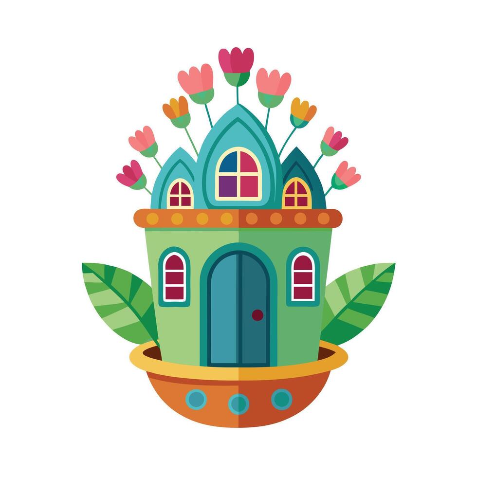Flowerpot Houseplant Illustration vector