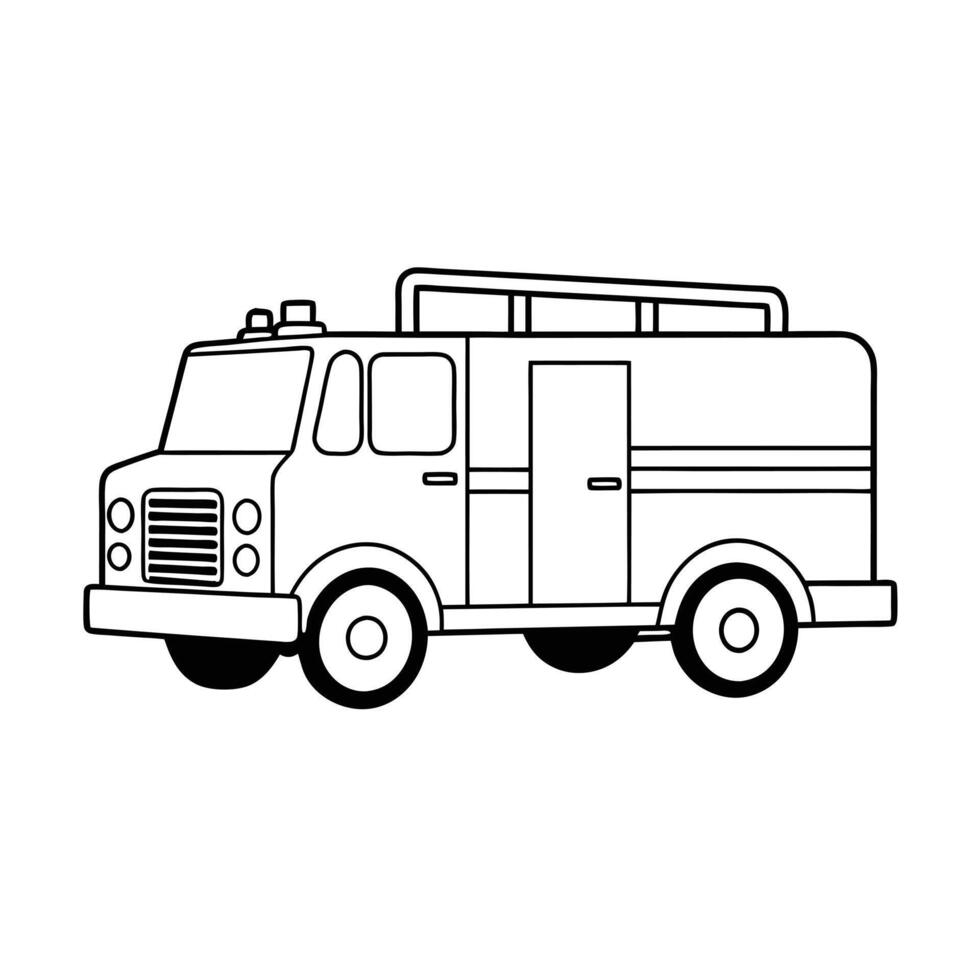 Realistic Truck Illustration vector