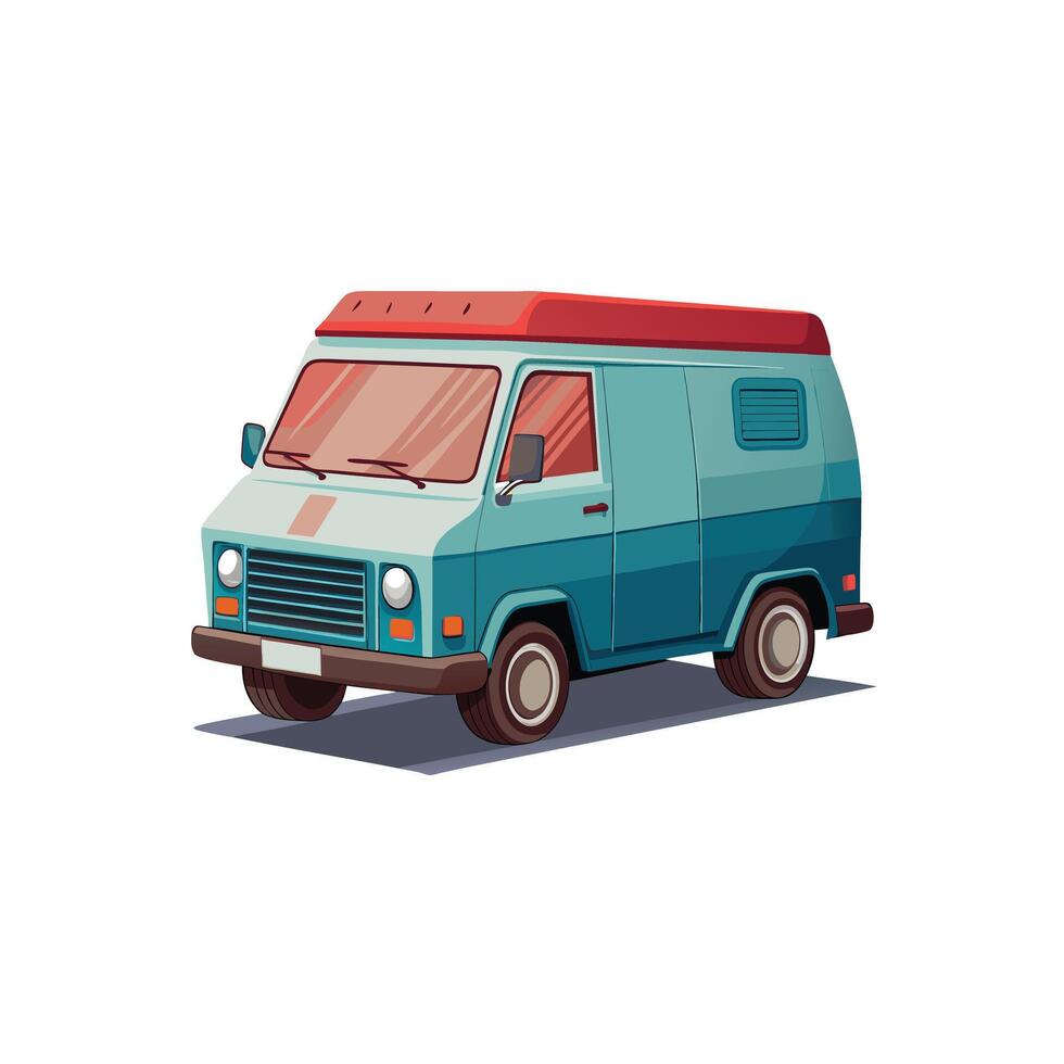 Realistic Truck Illustration vector