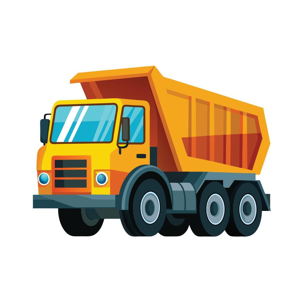Realistic Truck Illustration vector