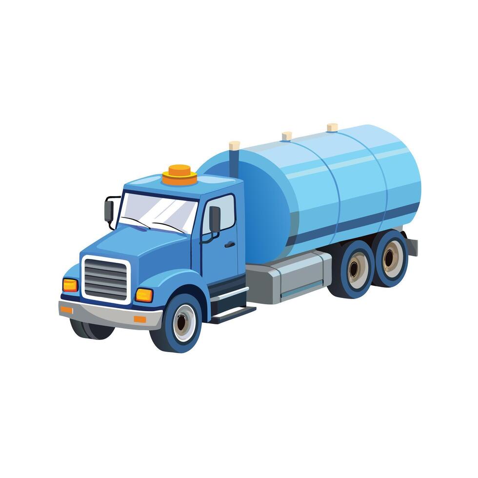 Realistic Truck Illustration vector