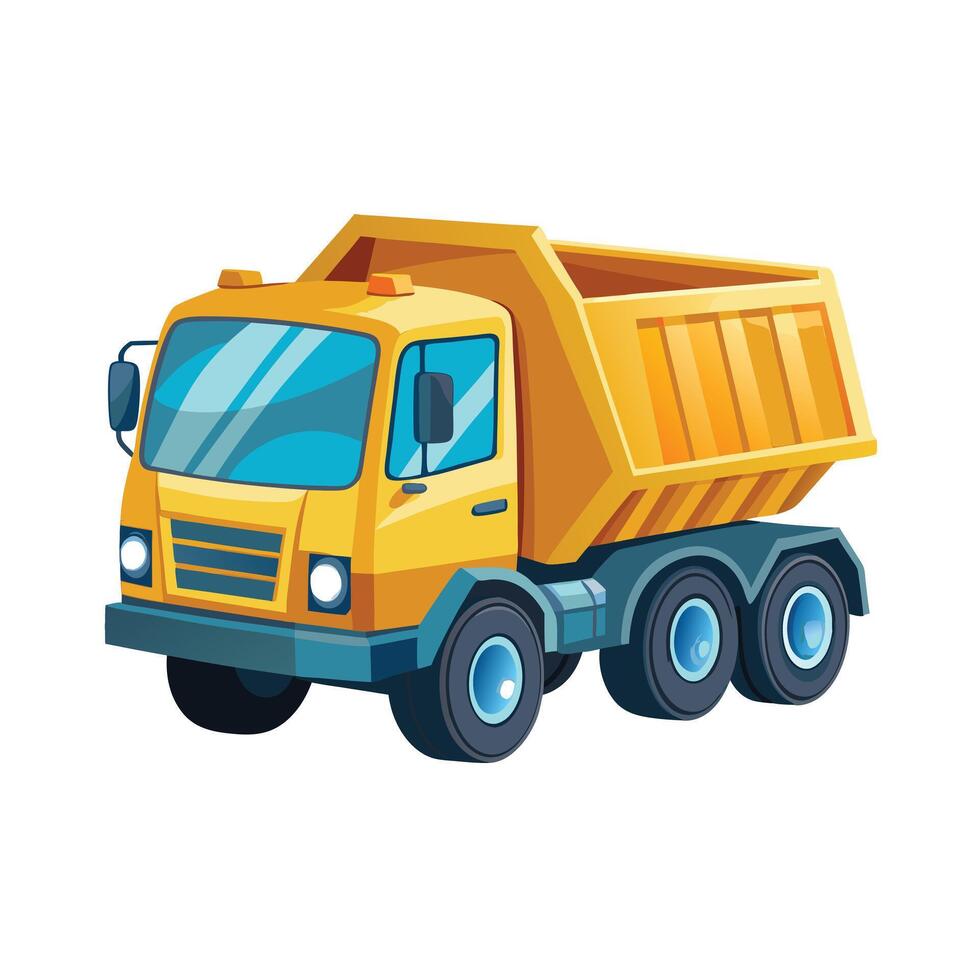 Realistic Truck Illustration vector