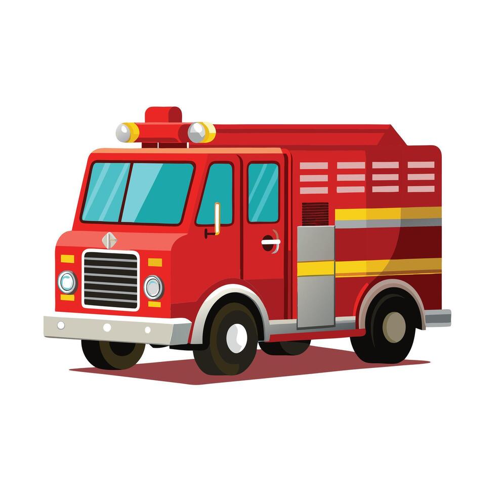 Realistic Truck Illustration vector