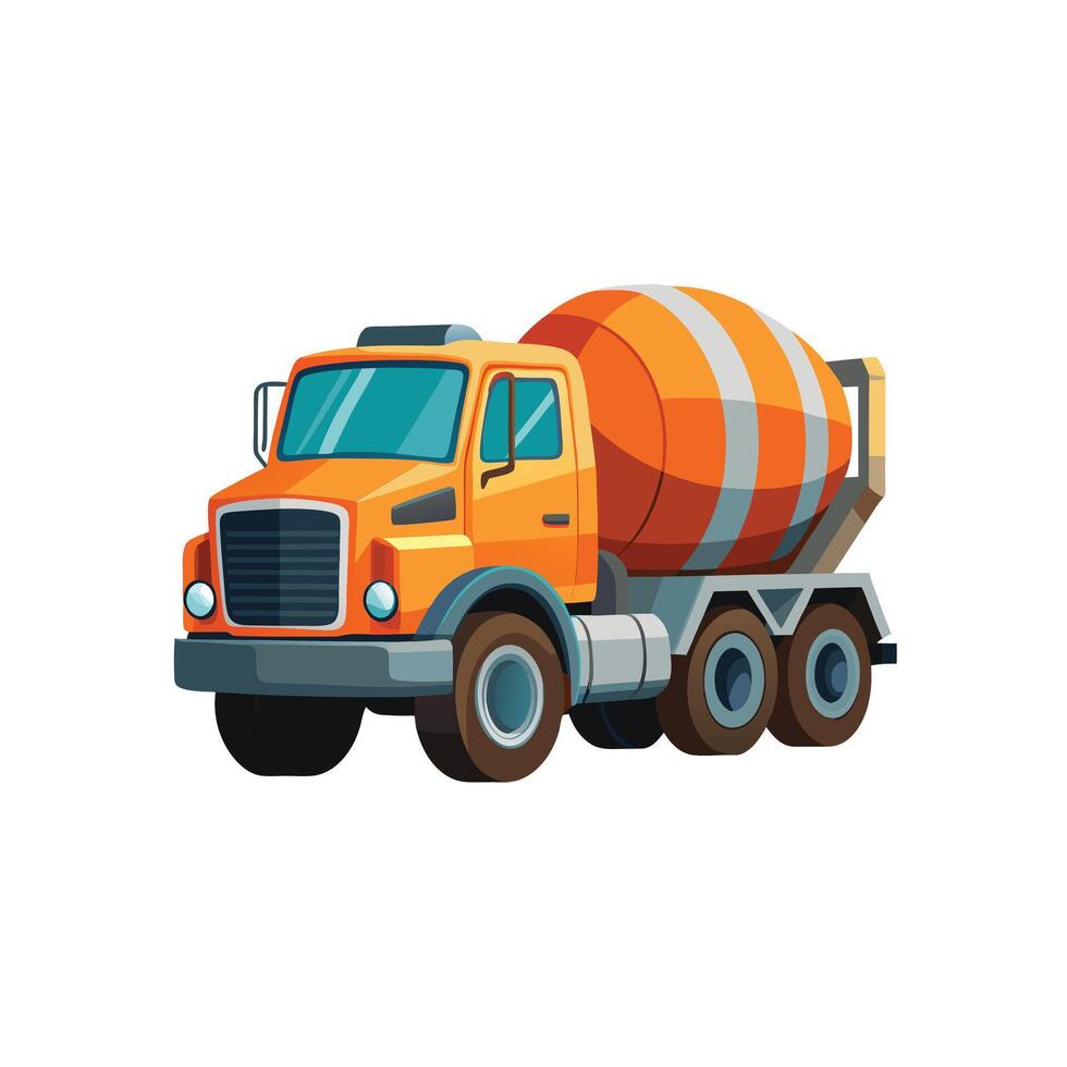 Realistic Truck Illustration vector