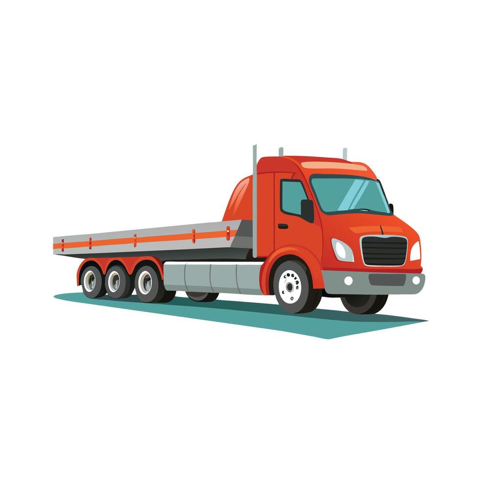 Realistic Truck Illustration vector