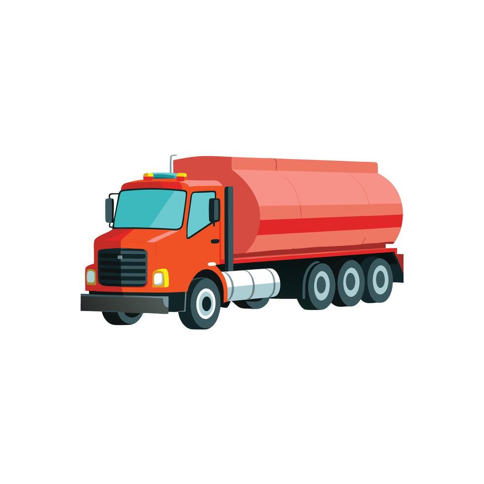 Realistic Truck Illustration vector