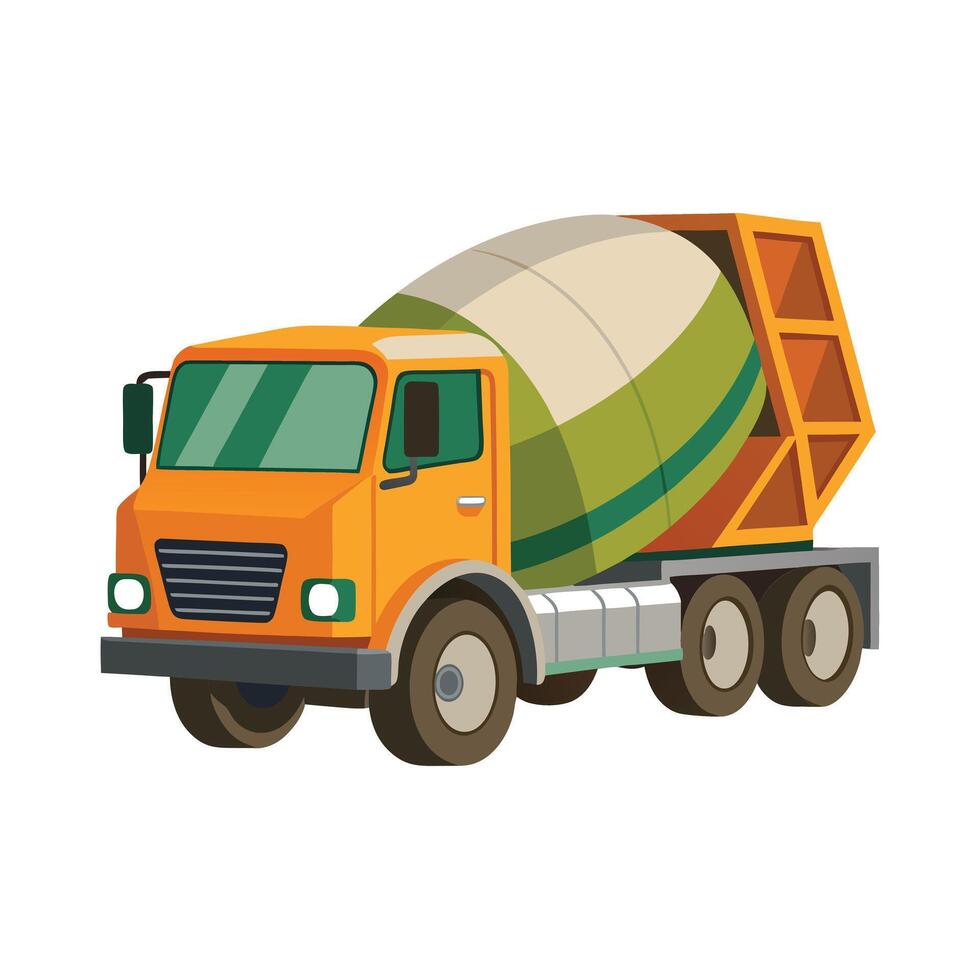 Realistic Truck Illustration vector