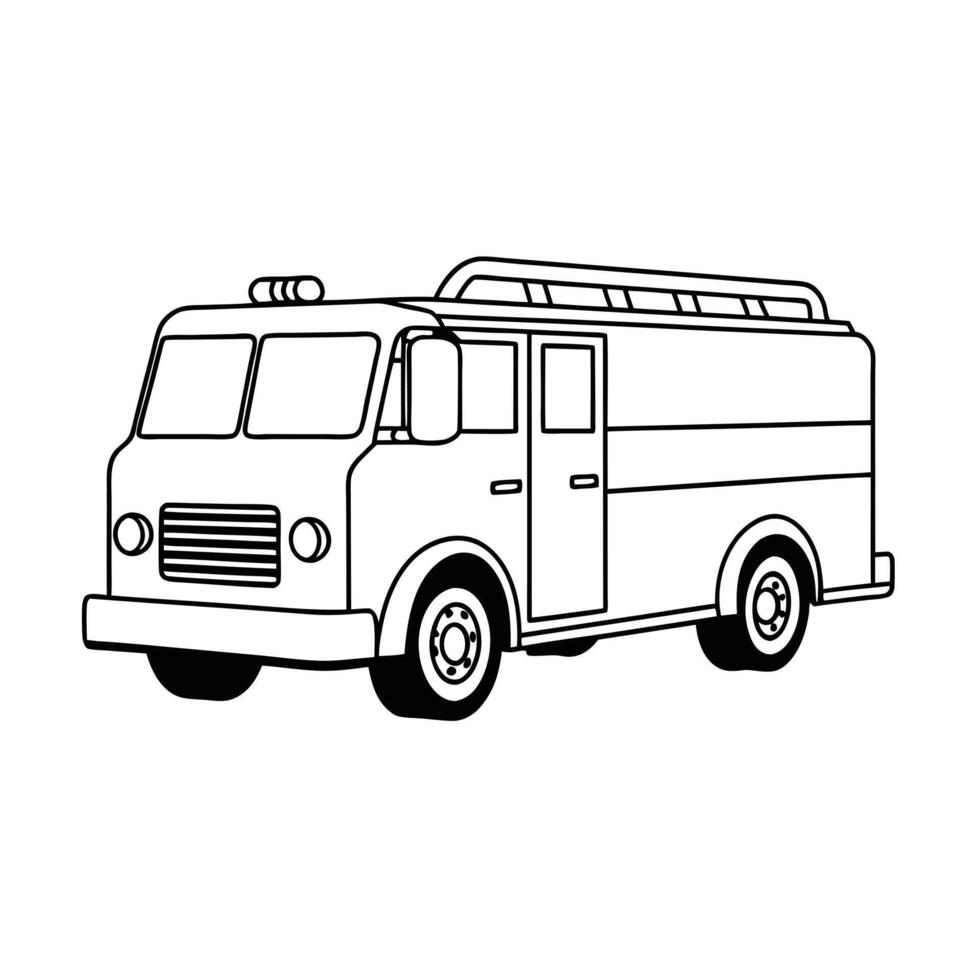 Realistic Truck Illustration vector