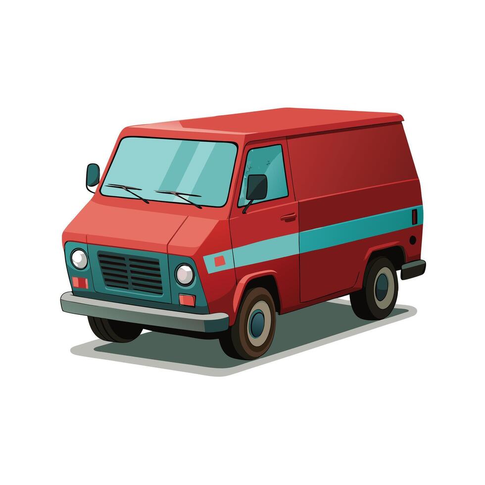 Realistic Truck Illustration vector