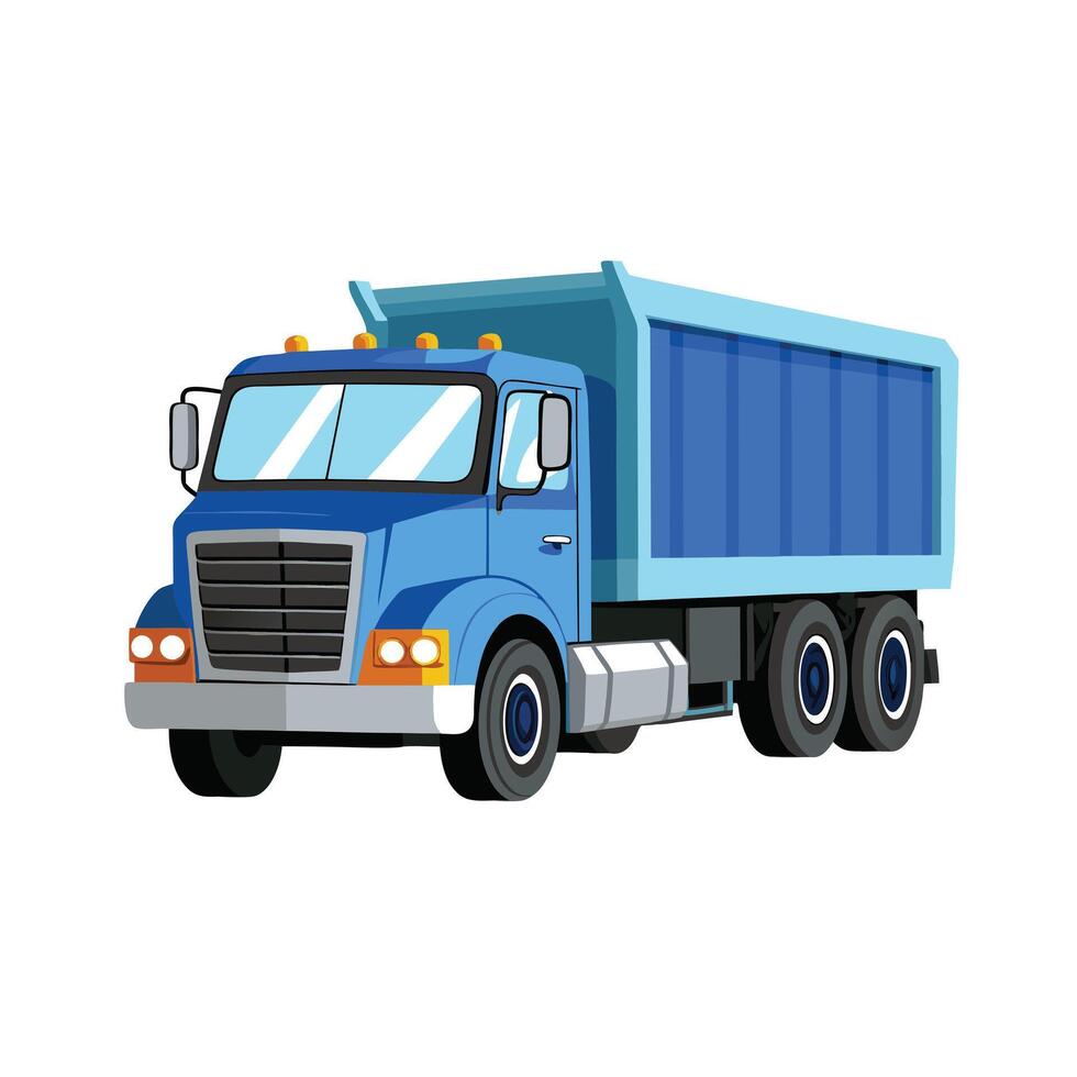 Realistic Truck Illustration vector