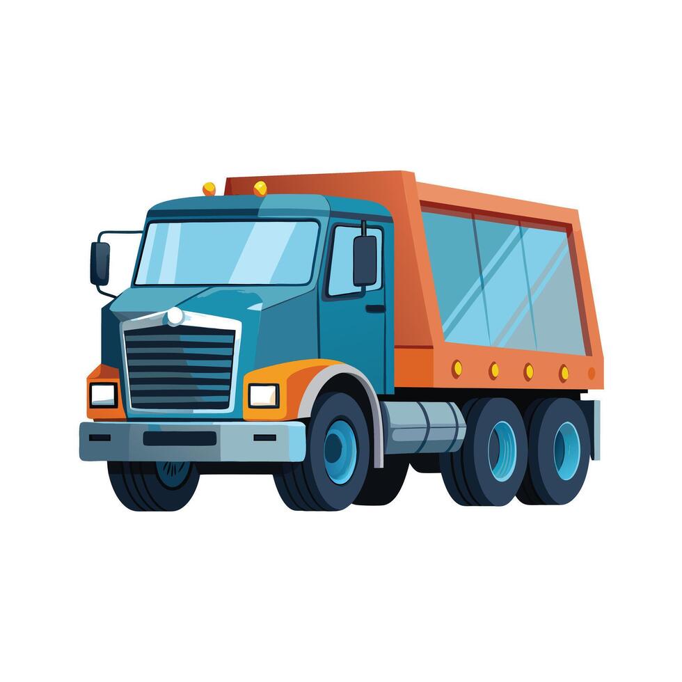 Realistic Truck Illustration vector