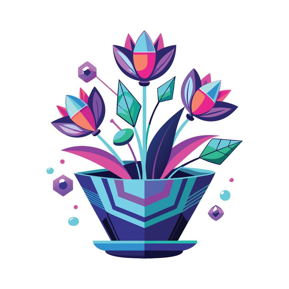 Flowerpot Houseplant Illustration vector